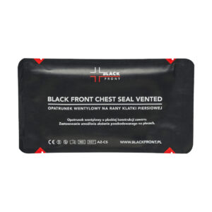 opatrunek wentylowy black front chest seal vented