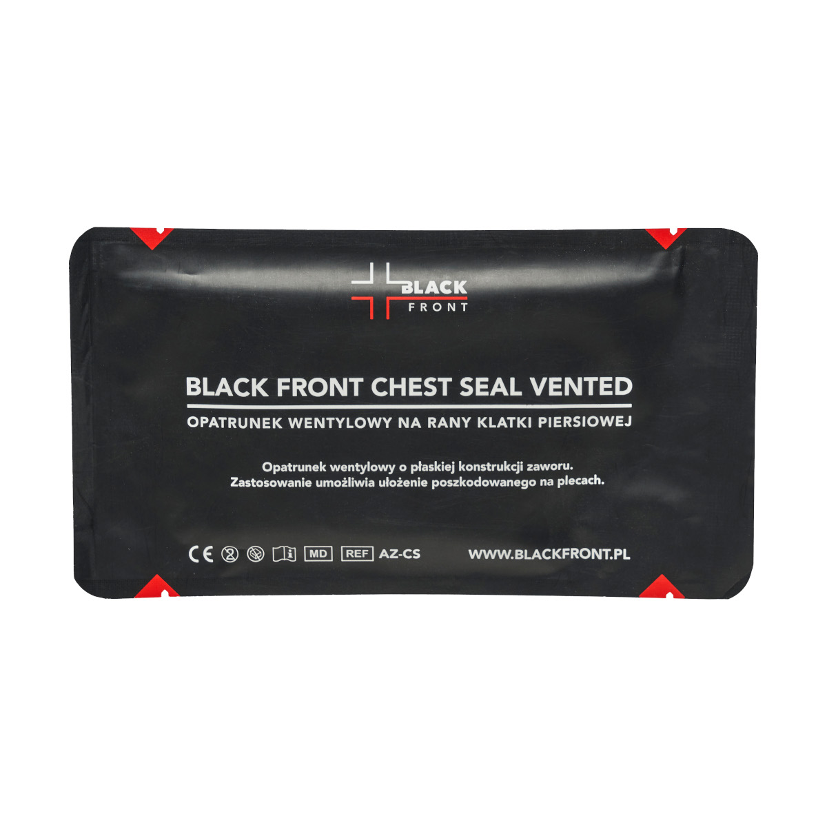 Opatrunek wentylowy Black Front Chest Seal Vented