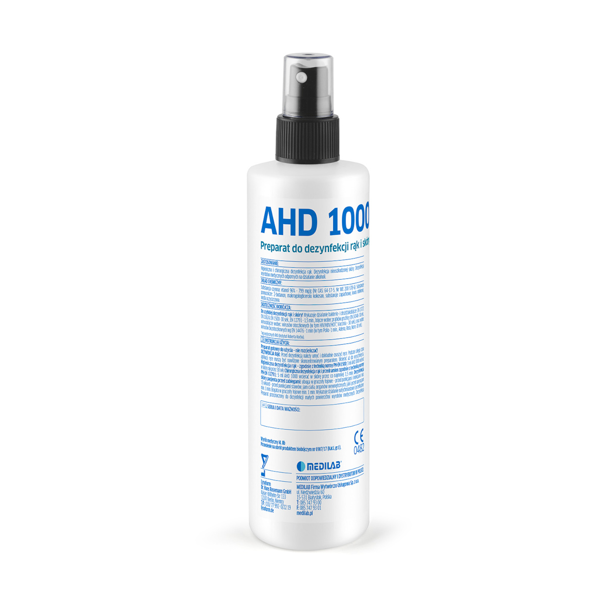 AHD 1000 Plyn do dezynfekcji rak i skory 250 ml