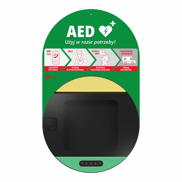 DefibSafe3 External Cabinet kapsula szafka na defibrylator tablica