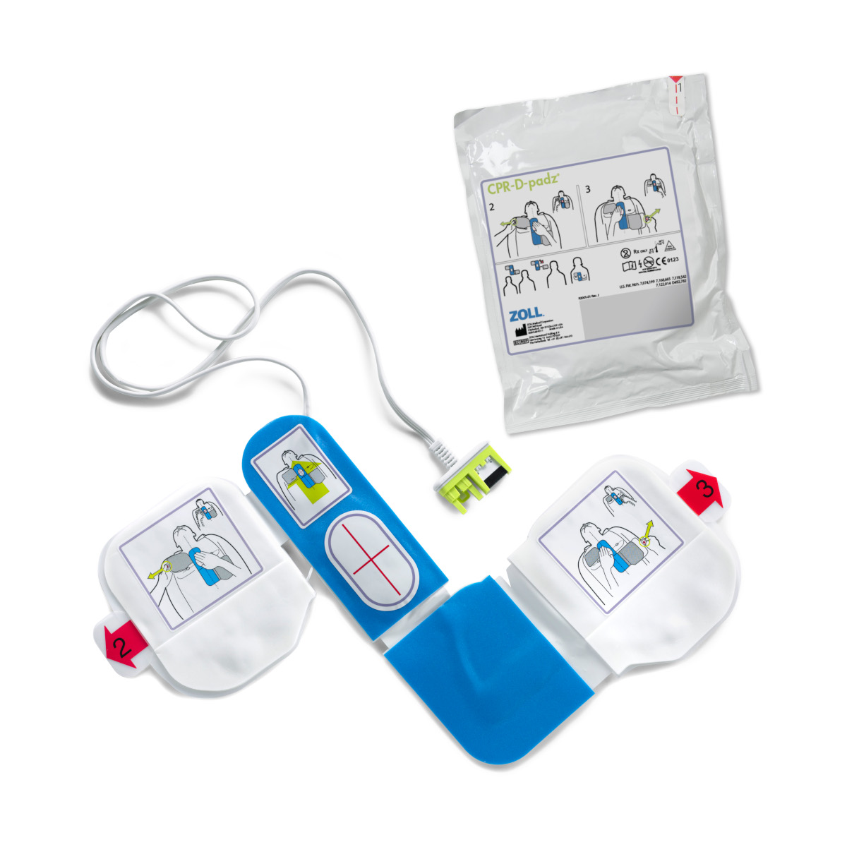 Elektrody dla doroslych CPR D Padz do defibrylatora AED ZOLL AED Plus