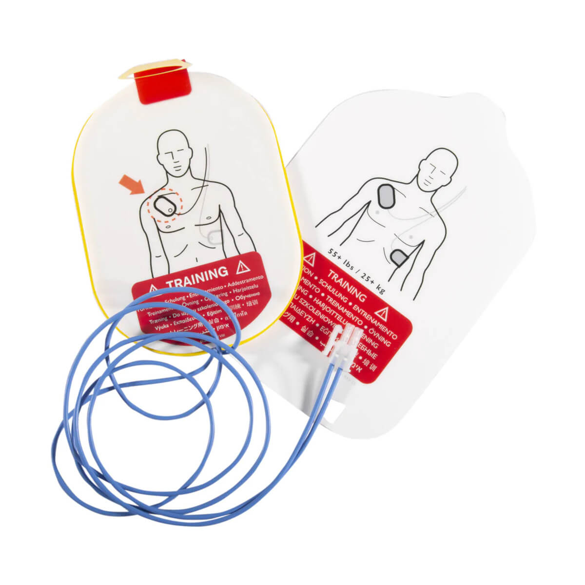 Elektrody szkoleniowe wlepki dla doroslych do defibrylatora Philips HeartStart HS1 Trainer