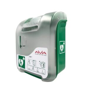 szafka na defibrylator aivia 200 v3 – zewnętrzna kapsuła na AED z ogrzewaniem i NFC 42 cm