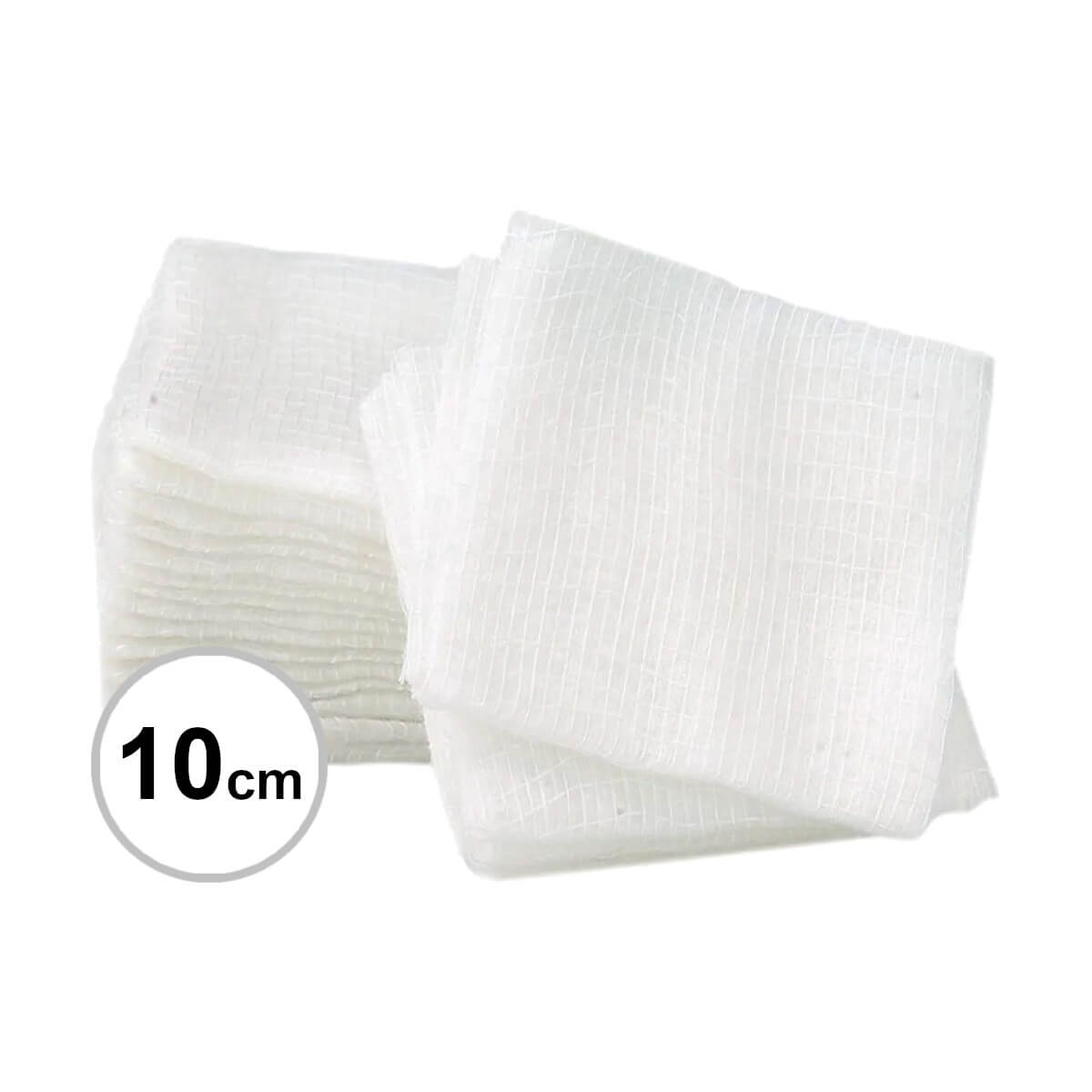 Kompres z gazy niejalowy 10 x 10 cm 100 sztuk