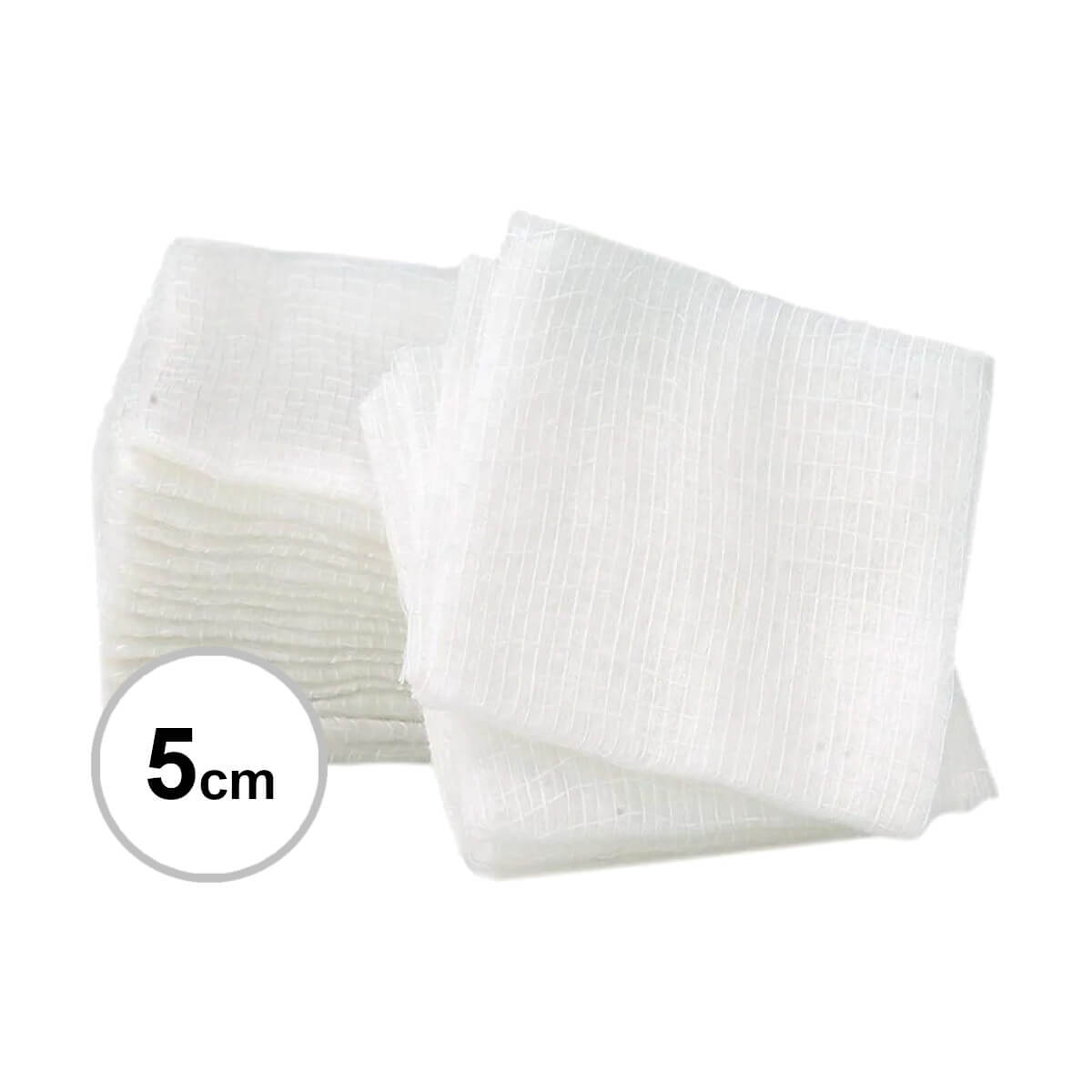 Kompres z gazy niejalowy 5 x 5 cm 100 sztuk