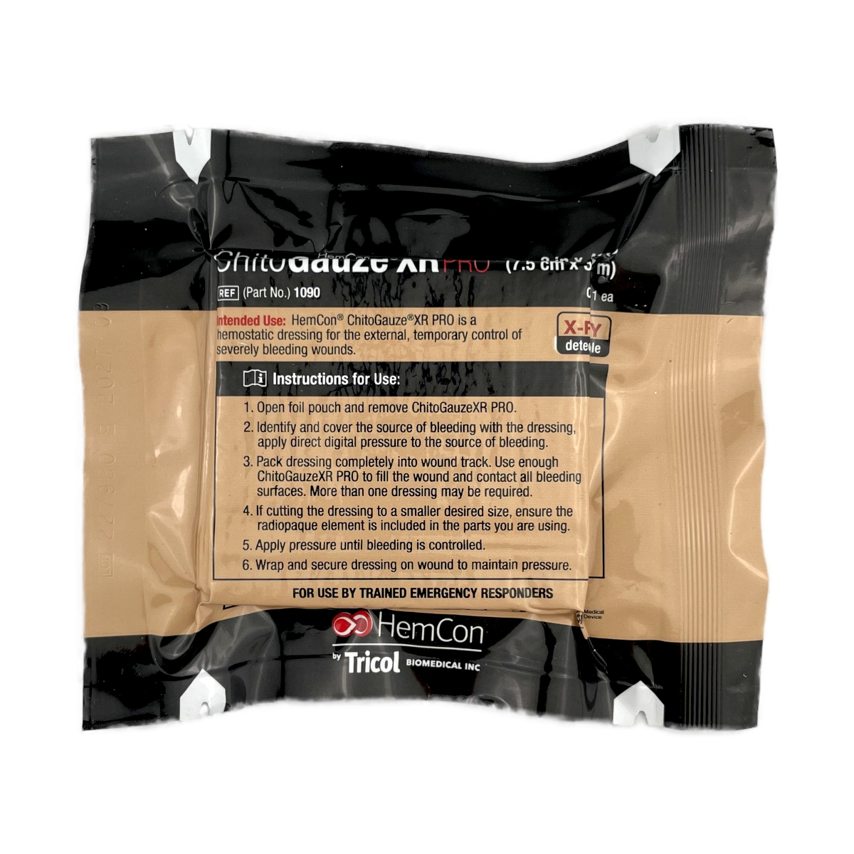 Opatrunek hemostatyczny ChitoGauze® XR Pro HemCon