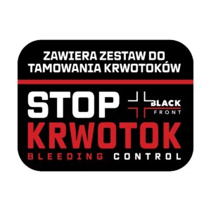 tablica informacyjna stop krwotok 22 x 30 cm