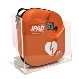 Uchwyt pleksi do defibrylatorów ipad – przezroczysty wieszak ścienny iPAD CU-SP1