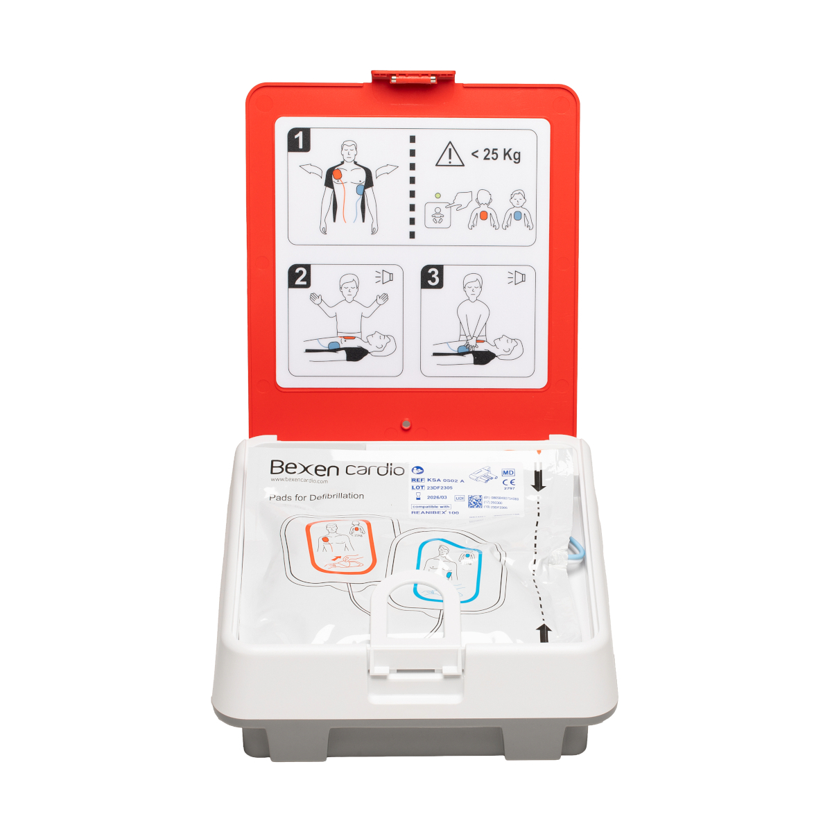 Defibrylator AED Reanibex 100, wersja automatyczna - obrazek 2